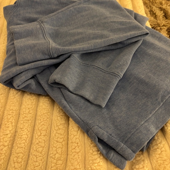 Men’s Ralph Lauren Estate Rib Quarter-Zip Mockneck Pullover L Soft Royal Heather - Picture 8 of 8